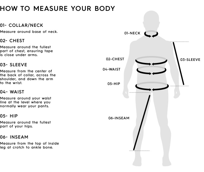 Lennox Size Chart